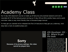 Tablet Screenshot of free-ios.academyclass.com